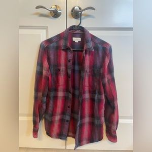 TNA flannel shirt, ladies size XS